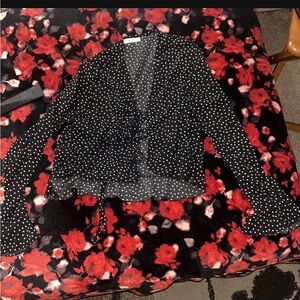 Long sleeve fancy crop